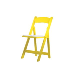 yellow-padded-folding-chair